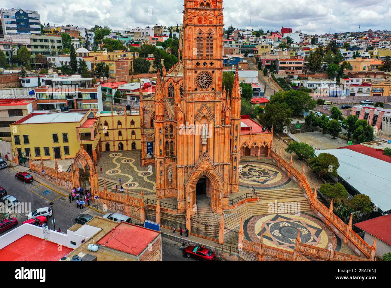 Zacatecas Mexico. Vista aerea della zona colonia della capitale dello stato di Zacatecas 2023. Città coloniale © (© foto di LuisGutierrez / NortePhoto.com) Zacatecas Messico. Vista aerea de la zona colonia de ciudad capitale dell'estado de Zacatecas 2023. ciudad Colonial © (© foto por LuisGutierrez / NortePhoto.com) Foto Stock