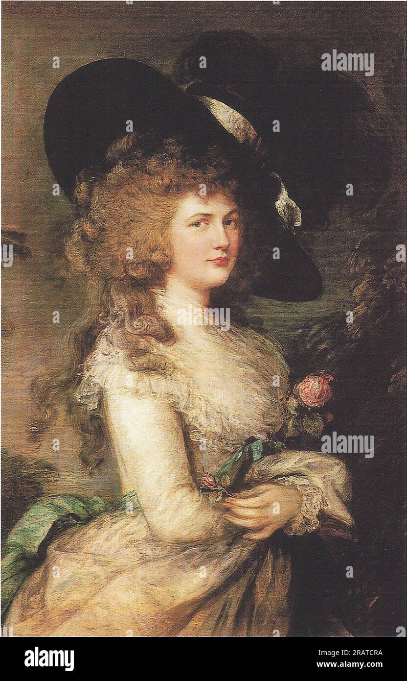 Lady Georgiana Cavendish, duchessa del Devonshire di Thomas Gainsborough Foto Stock