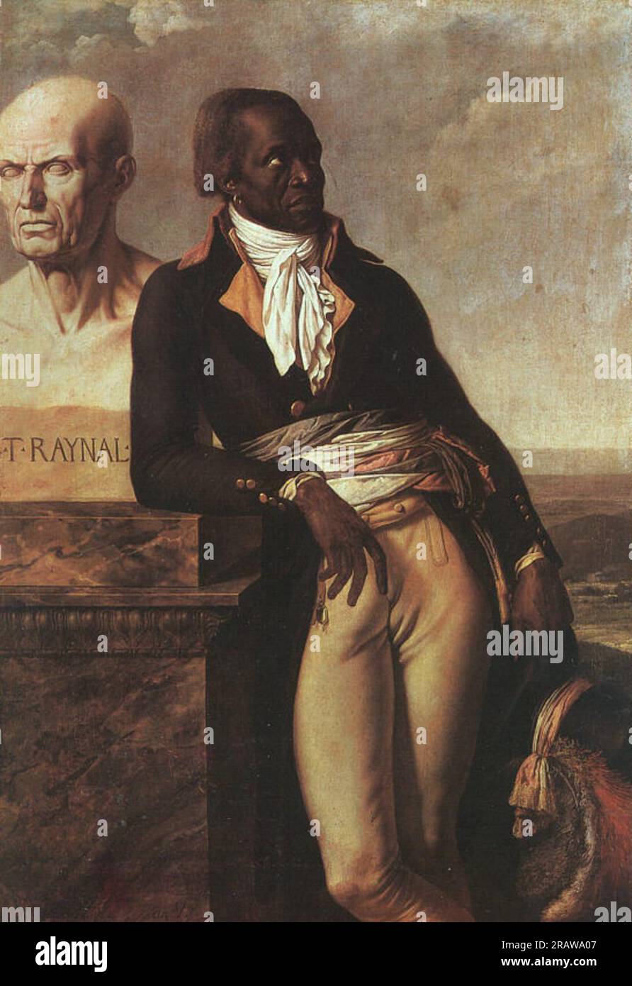 Ritratto di Jean-Baptiste Belley, deputato per Saint-Domingue 1798 di Anne-Louis Girodet Foto Stock