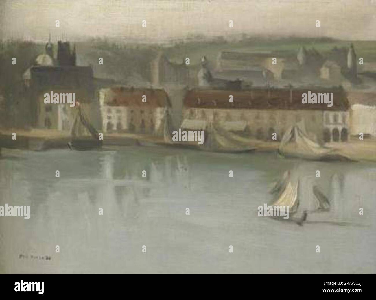 Il Front Port di Eva Gonzales Foto Stock