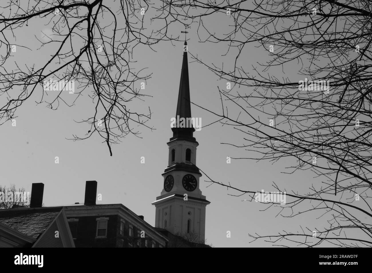 Centro di Bangor e Husson University Foto Stock