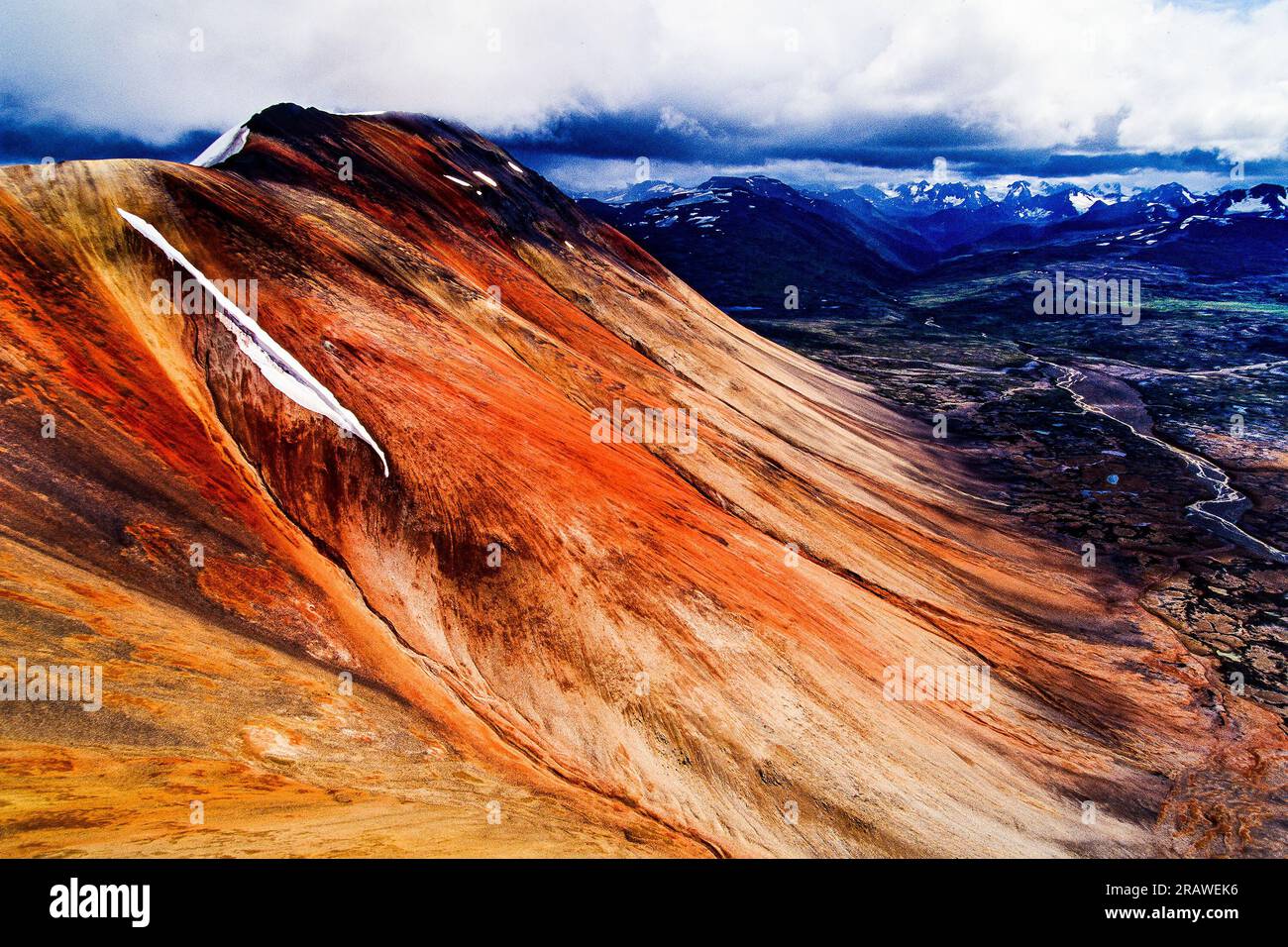 Immagine aerea della gamma di spettro, BC, Canada Foto Stock