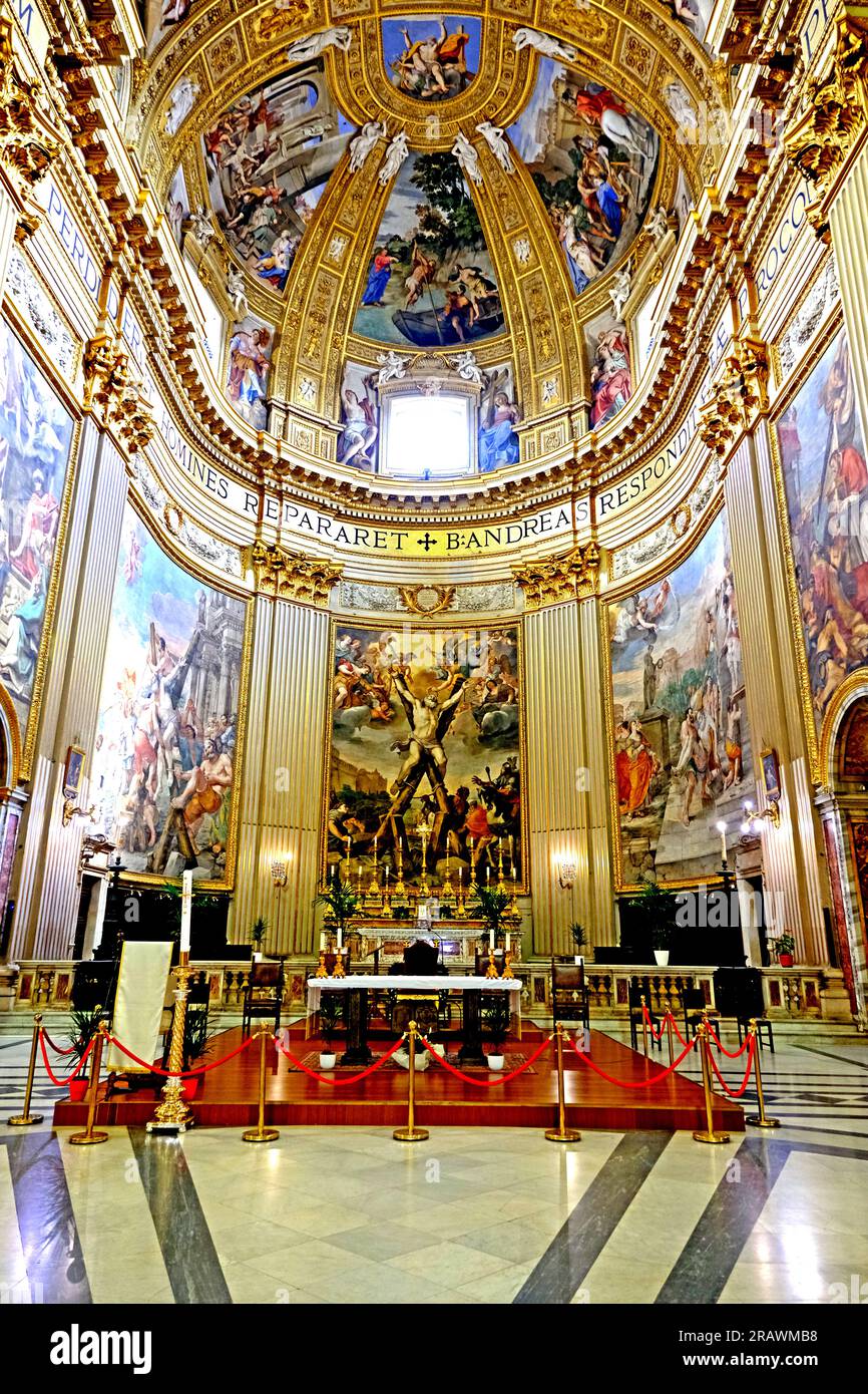 Basilica di Sant Andrea della Valle a Roma Foto Stock