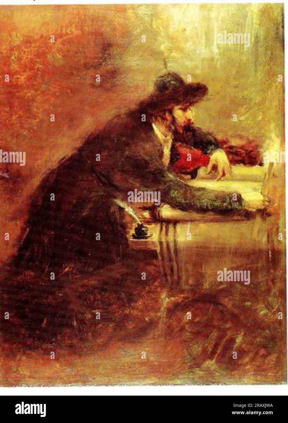 Torah Scribe 1876 di Maurycy Gottlieb Foto Stock