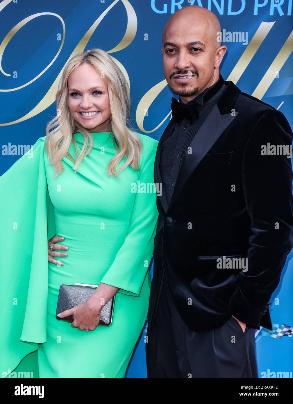 Londra, Regno Unito. 5 luglio 2023. Emma Bunton e Jade Jones hanno partecipato al Grand Prix Ball 2023 all'Hurlingham Club di Londra. Credito: SOPA Images Limited/Alamy Live News Foto Stock