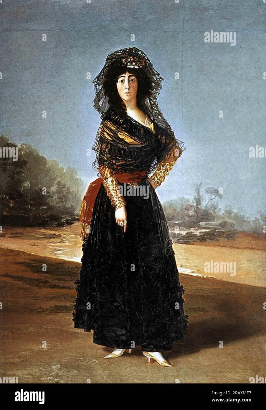 La Duchessa d'Alba 1797 di Francisco Goya Foto Stock