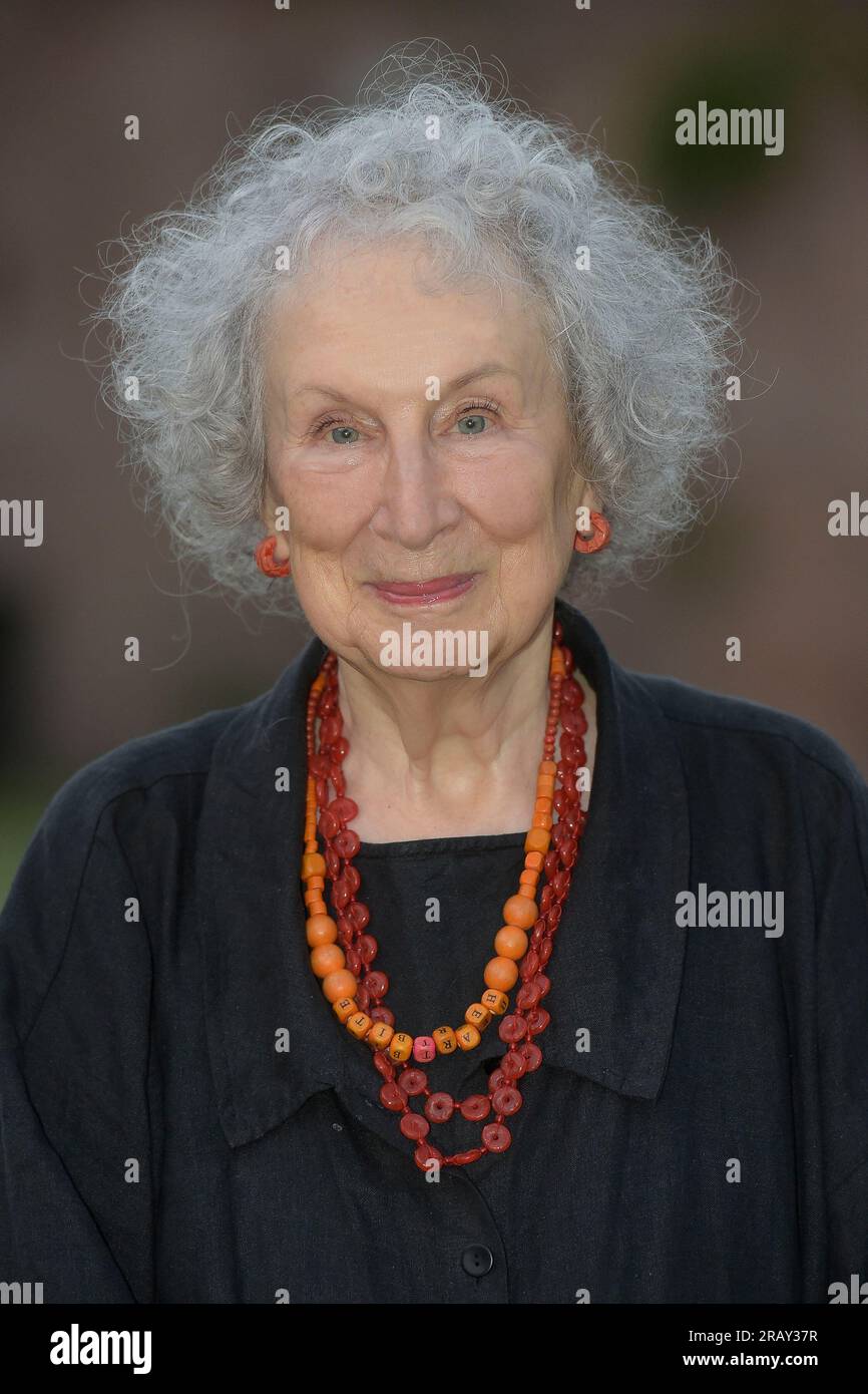 Italia, Roma, 5 luglio 2023. 2° giorno di Letterature, Festival internazionale di Roma. Nella foto: Margaret Atwood (Booker Prize) foto © Fabio Mazzarella/sintesi/Alamy Live News Foto Stock