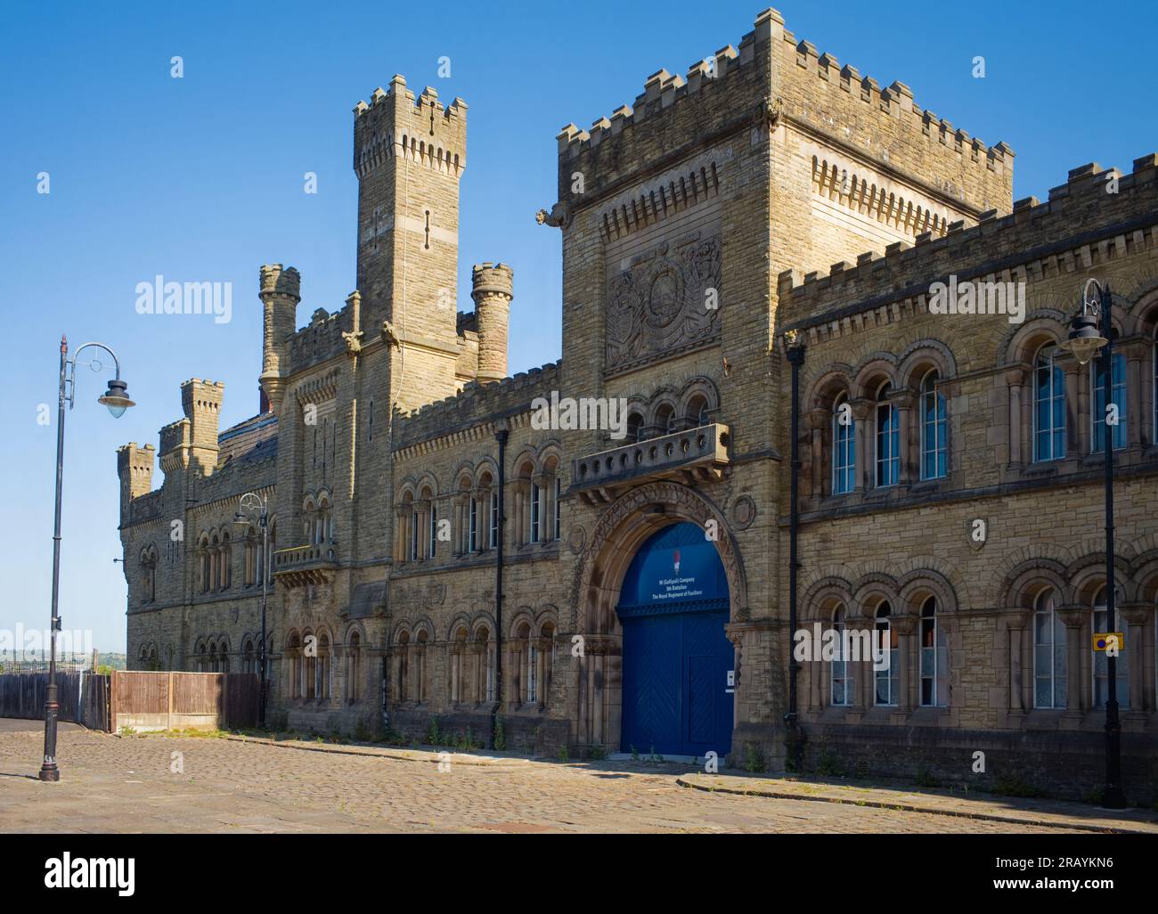Quartier generale del 5° battaglione del Royal Regiment of Fusiliers a Bury Foto Stock