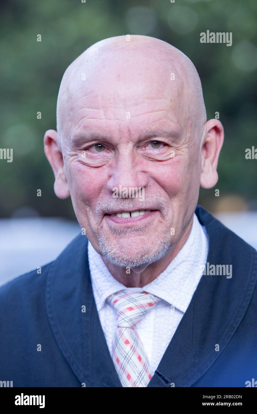 Roma, Italia. 5 luglio 2023. John Malkovich partecipa alla 63a cerimonia di premiazione del Golden Globe presso l'Accademia tedesca di Roma (foto di Matteo Nardone/Pacific Press) Credit: Pacific Press Media Production Corp./Alamy Live News Foto Stock