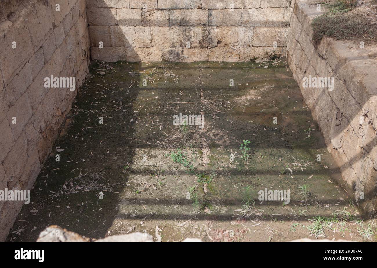 Torreaguila Roman Villa Remains, Barbano, Badajoz, Spagna. Magazzino Foto Stock