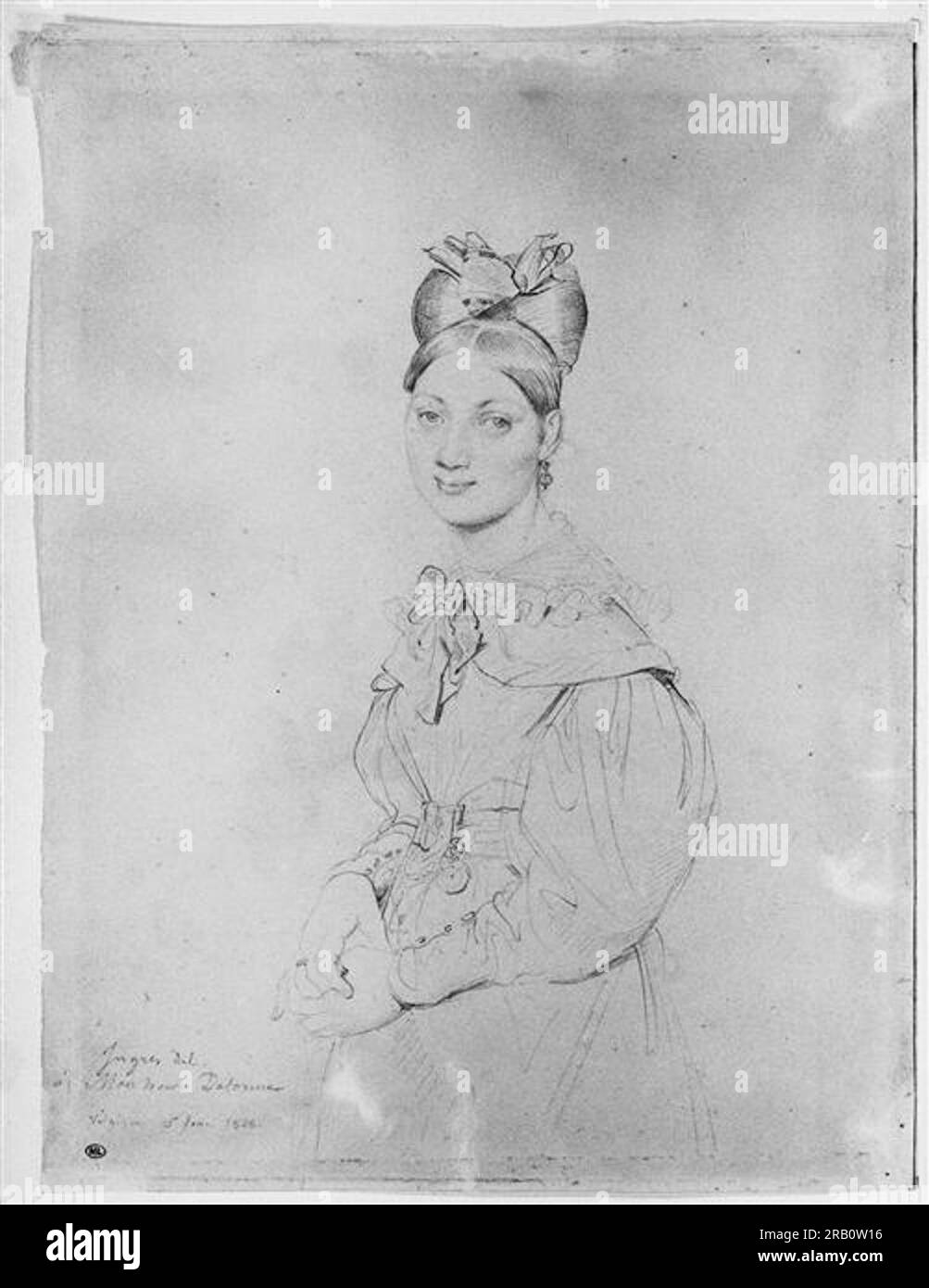 Ritratto di Miss Bonnard 1826 di Jean Auguste Dominique Ingres Foto Stock