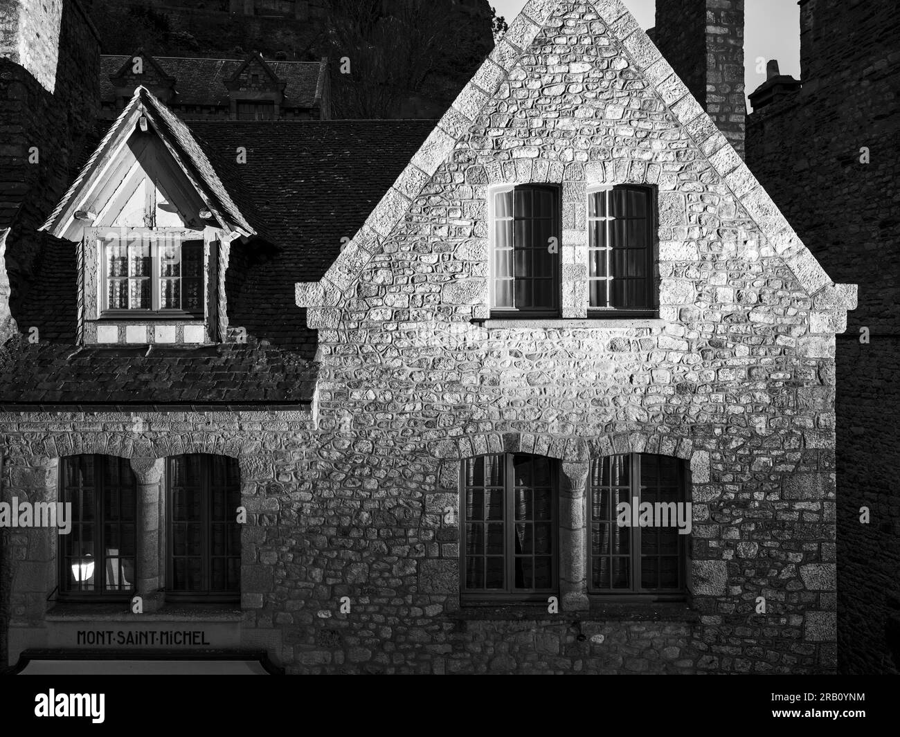 Chiesa abbaziale di gerusalemme del mont saint michel immagini e