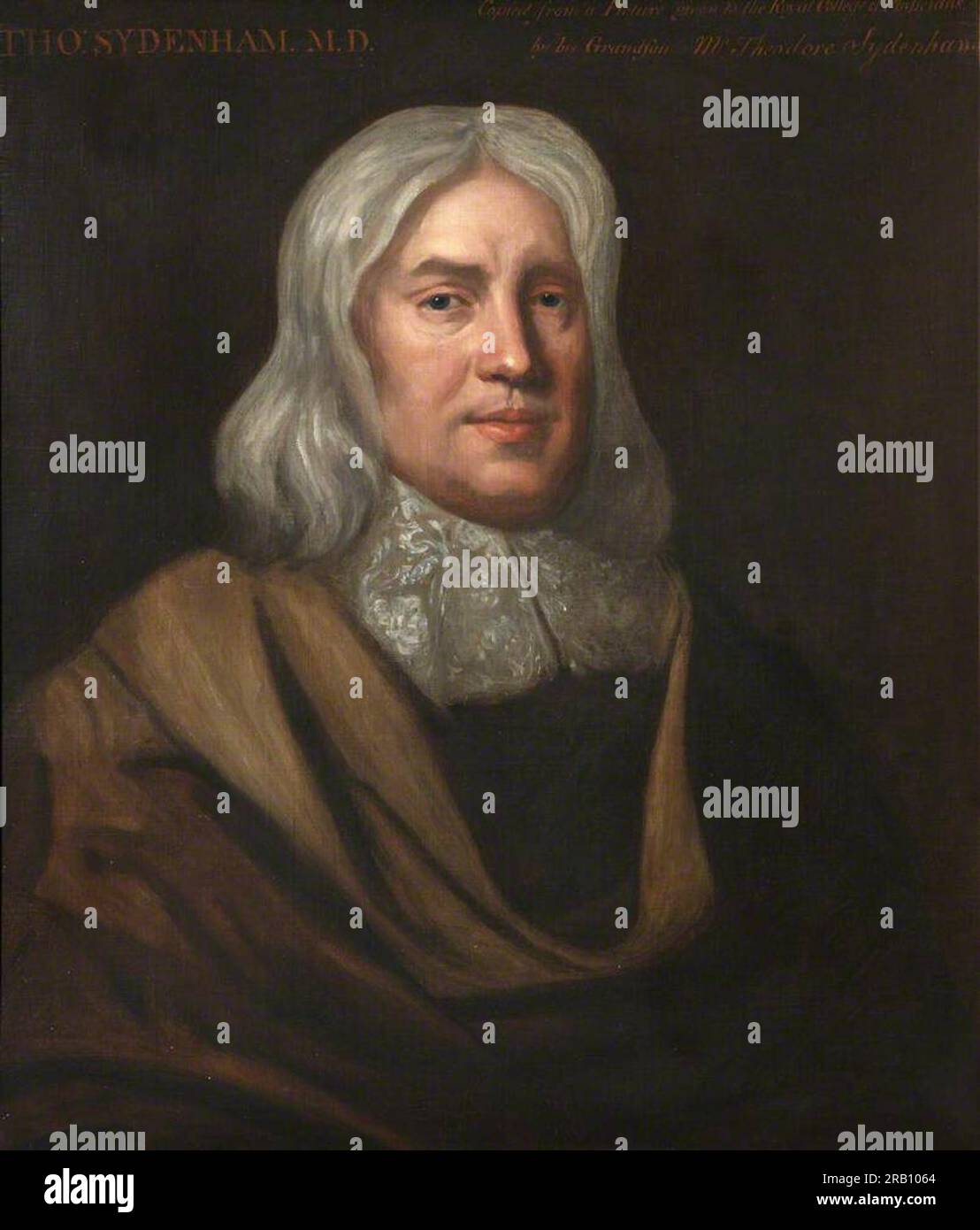 Thomas Sydenham (1624–1689) di John Jackson Foto Stock