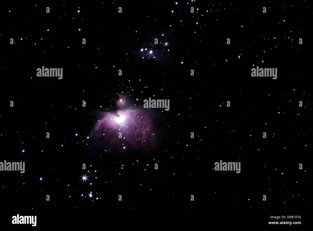 Nebulosa di Orione Foto Stock