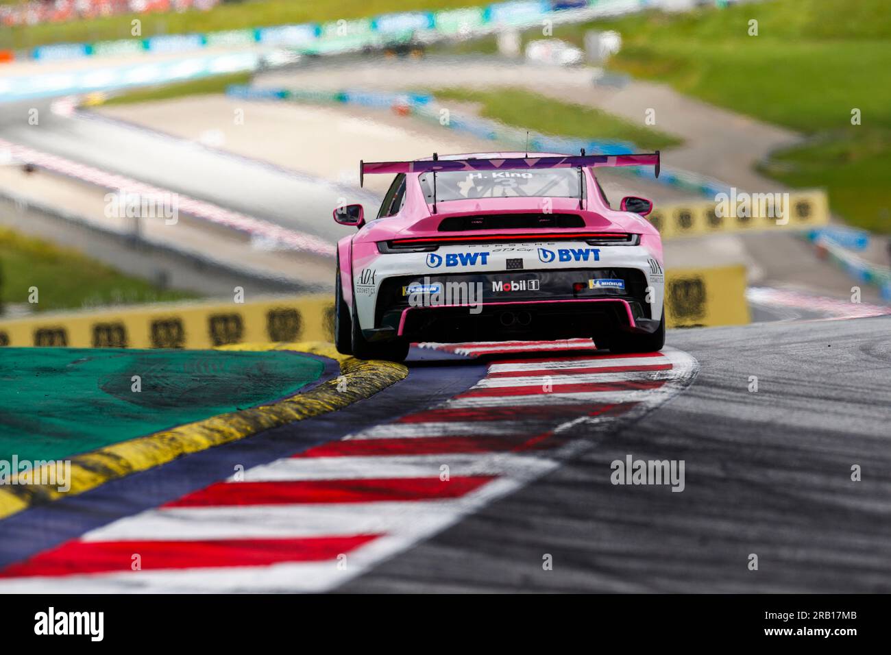 #3 Harry King (UK, BWT Lechner Racing), Porsche Mobil 1 Supercup al Red Bull Ring il 2 luglio 2023 a Spielberg, Austria. (Foto di HIGH TWO) Foto Stock