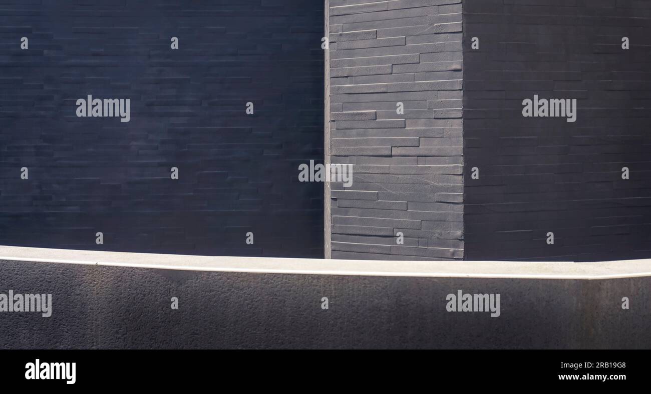 Muro di mattoni a Beziers. Foto Stock