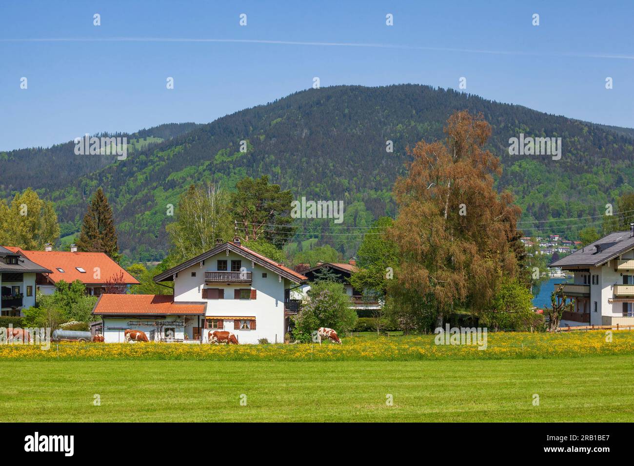 Bad Wiessee, Tegernsee, alta Baviera, Baviera, Germania Foto Stock
