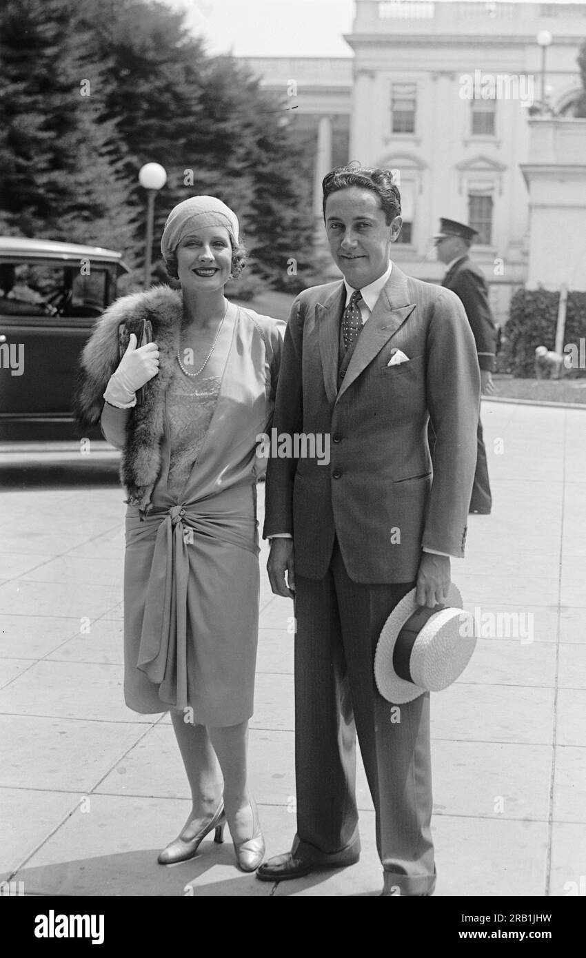 Irving Thalberg Mr. & Mrs. Irving Thalberg (norma Shearer), Irving Grant Thalberg (1899 – 1936) produttore cinematografico americano Foto Stock