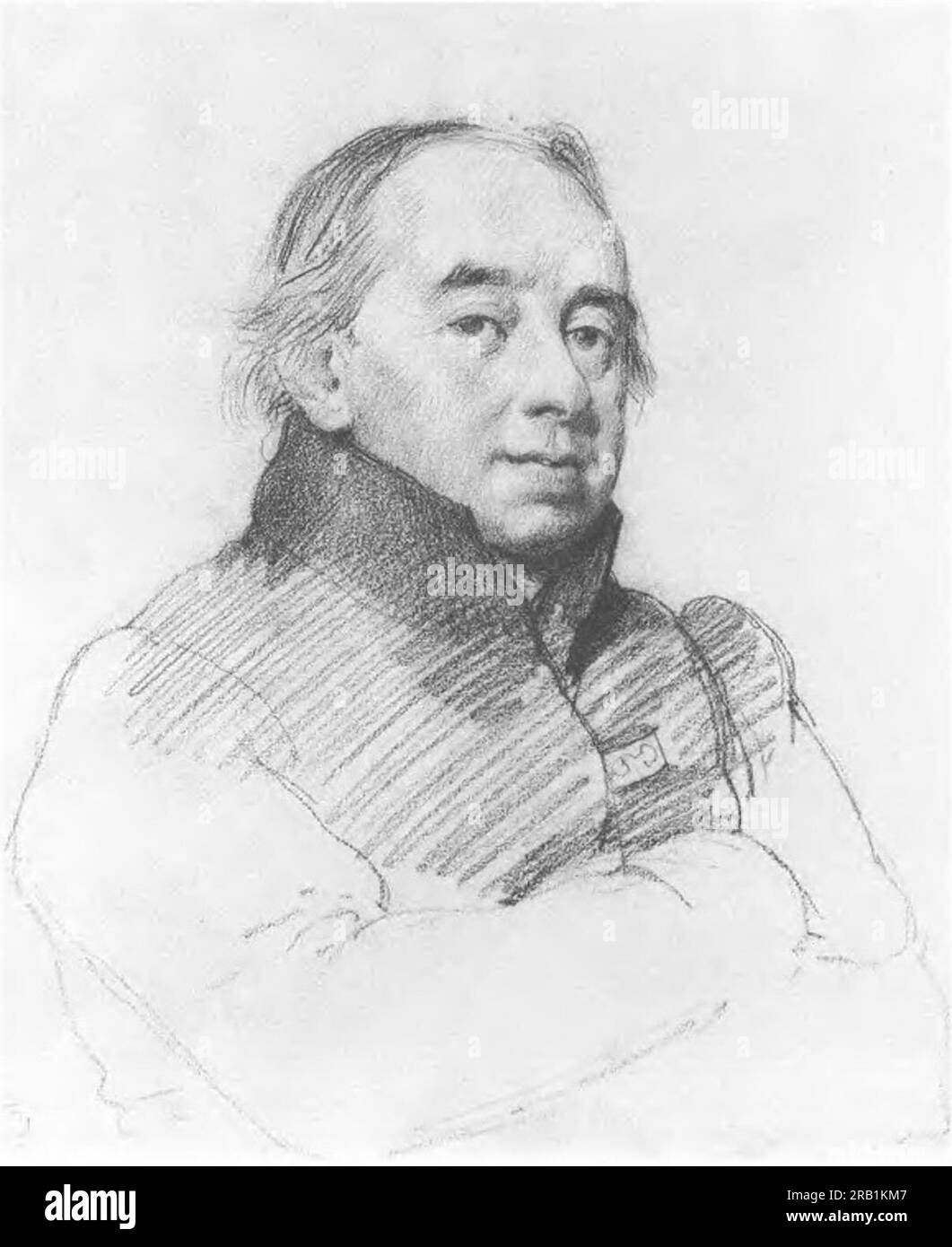 Ritratto dell'abate Skarpellini 1821 di Orest Kiprensky Foto Stock