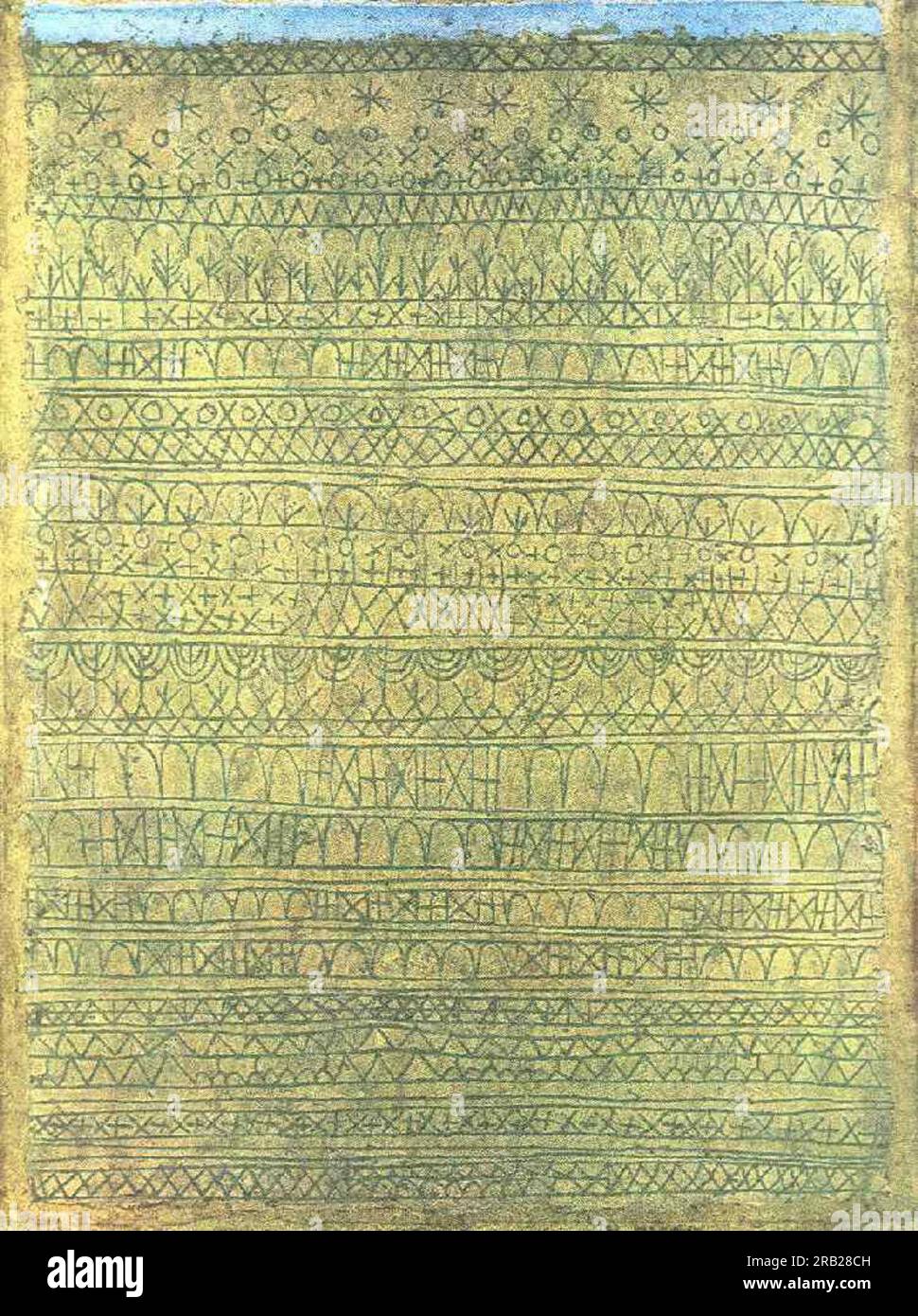 Pastorale (Rhythms) 1927 di Paul Klee Foto Stock