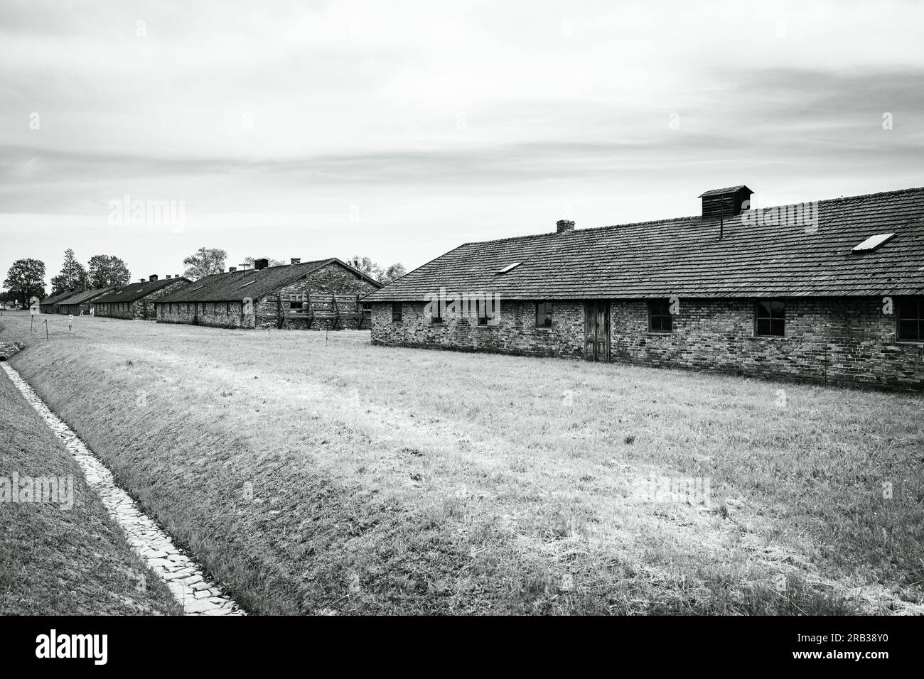 OSWIECZIM, POLONIA - 22 MAGGIO 2023: Auschwitz Birkenau, il campo di