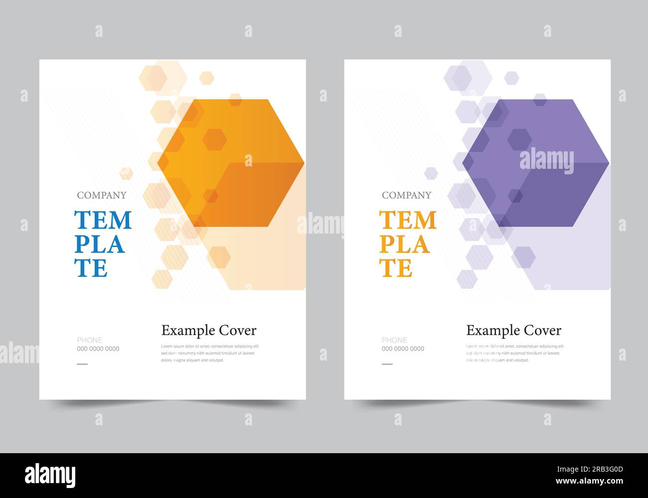 Design della copertina per il report annuale e il catalogo aziendale, la rivista, il volantino o l'opuscolo Illustrazione Vettoriale