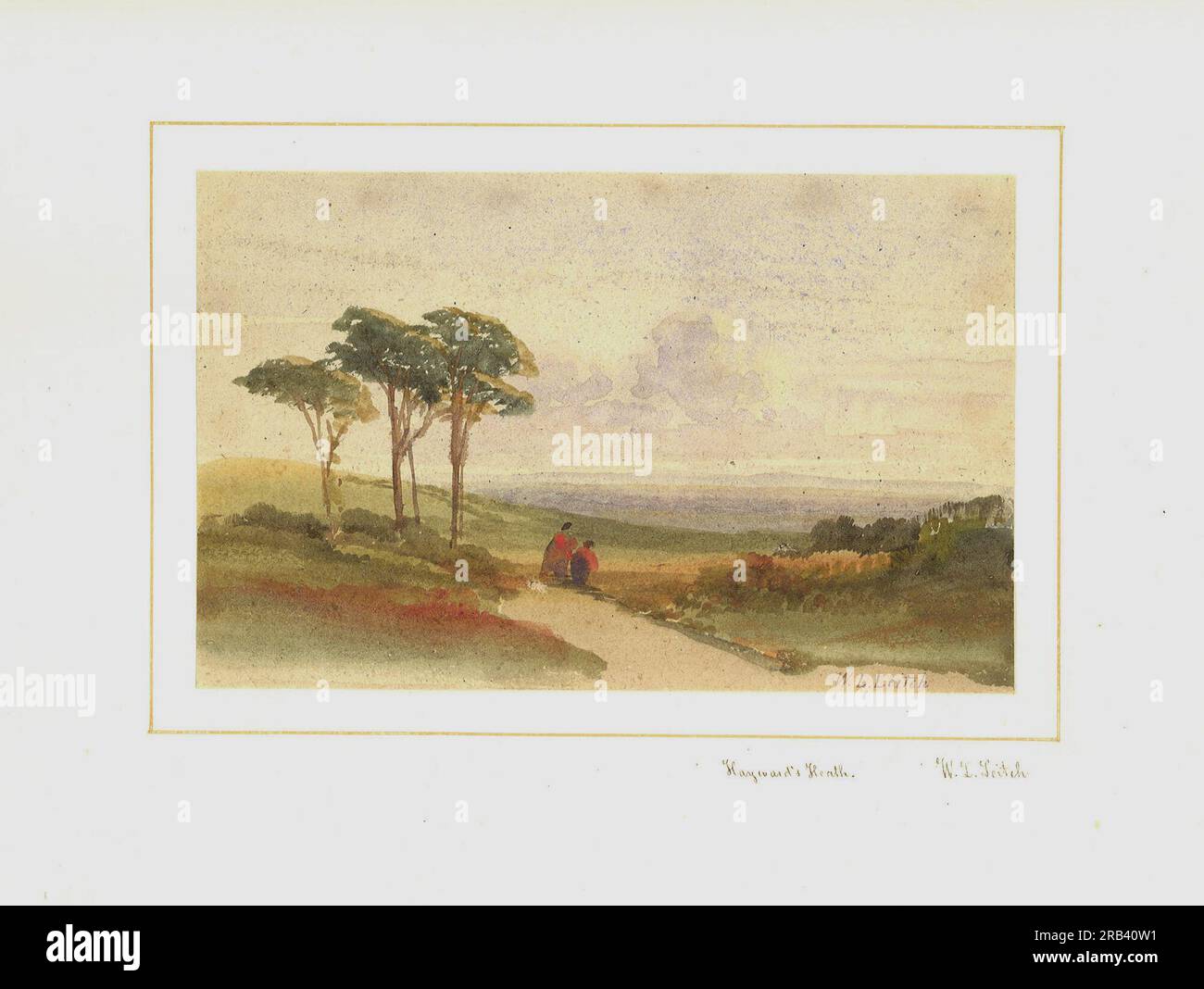 Haywards Heath di William Leighton Leitch Foto Stock Haywards Heath di William Leighton Leitch Foto Stock