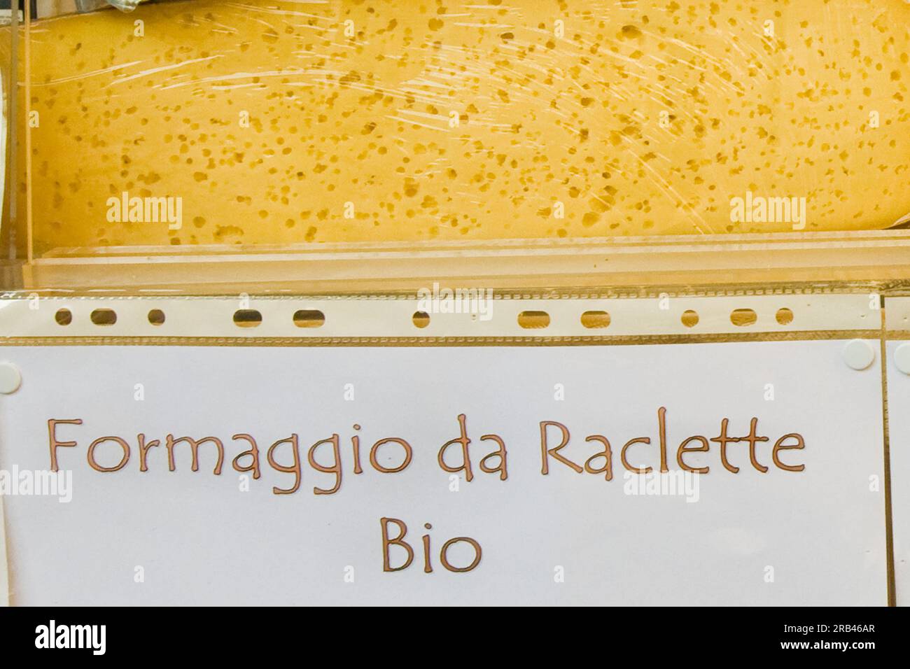 Formaggio cibo organico Foto Stock
