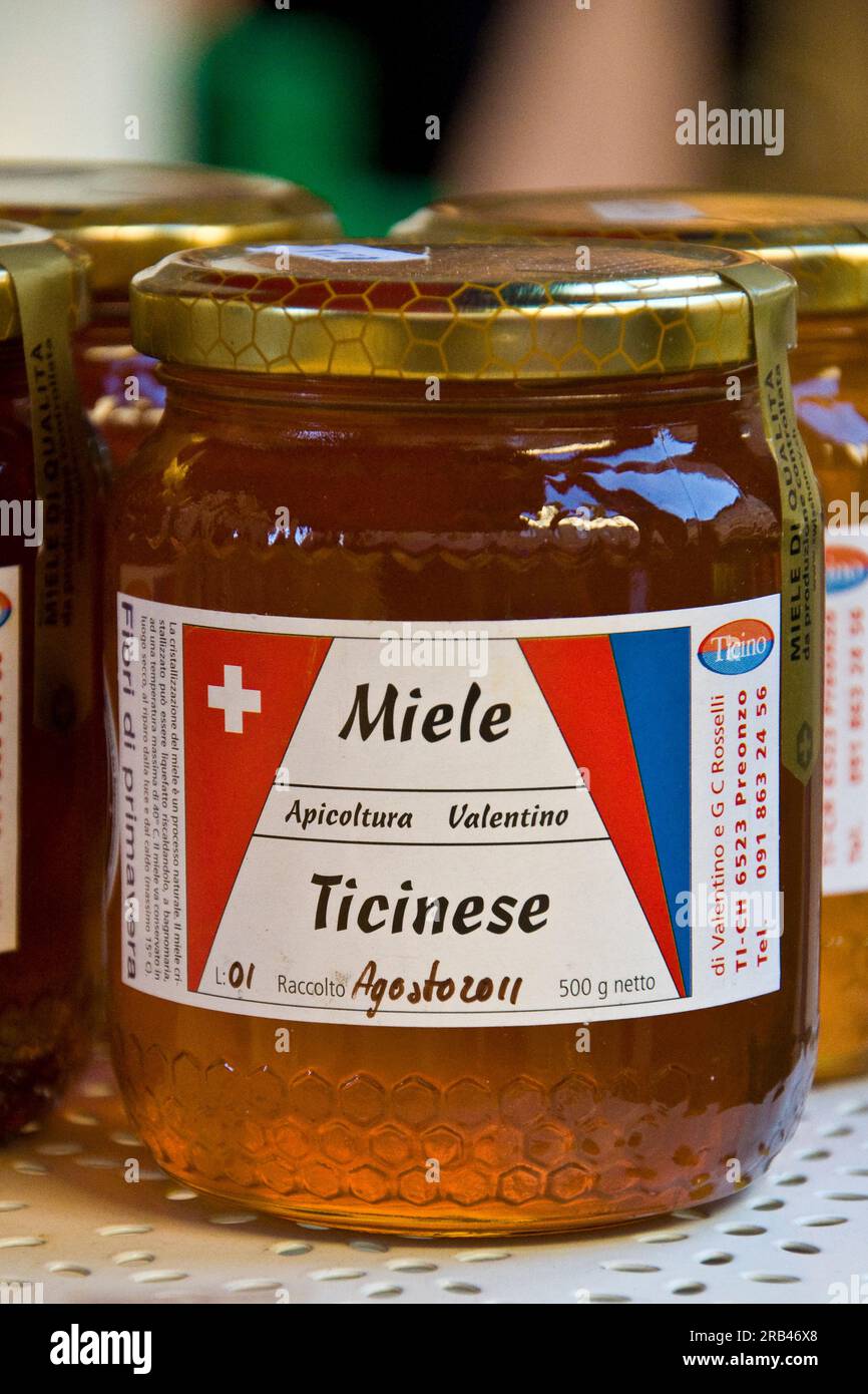 Il miele cibo organico Foto Stock