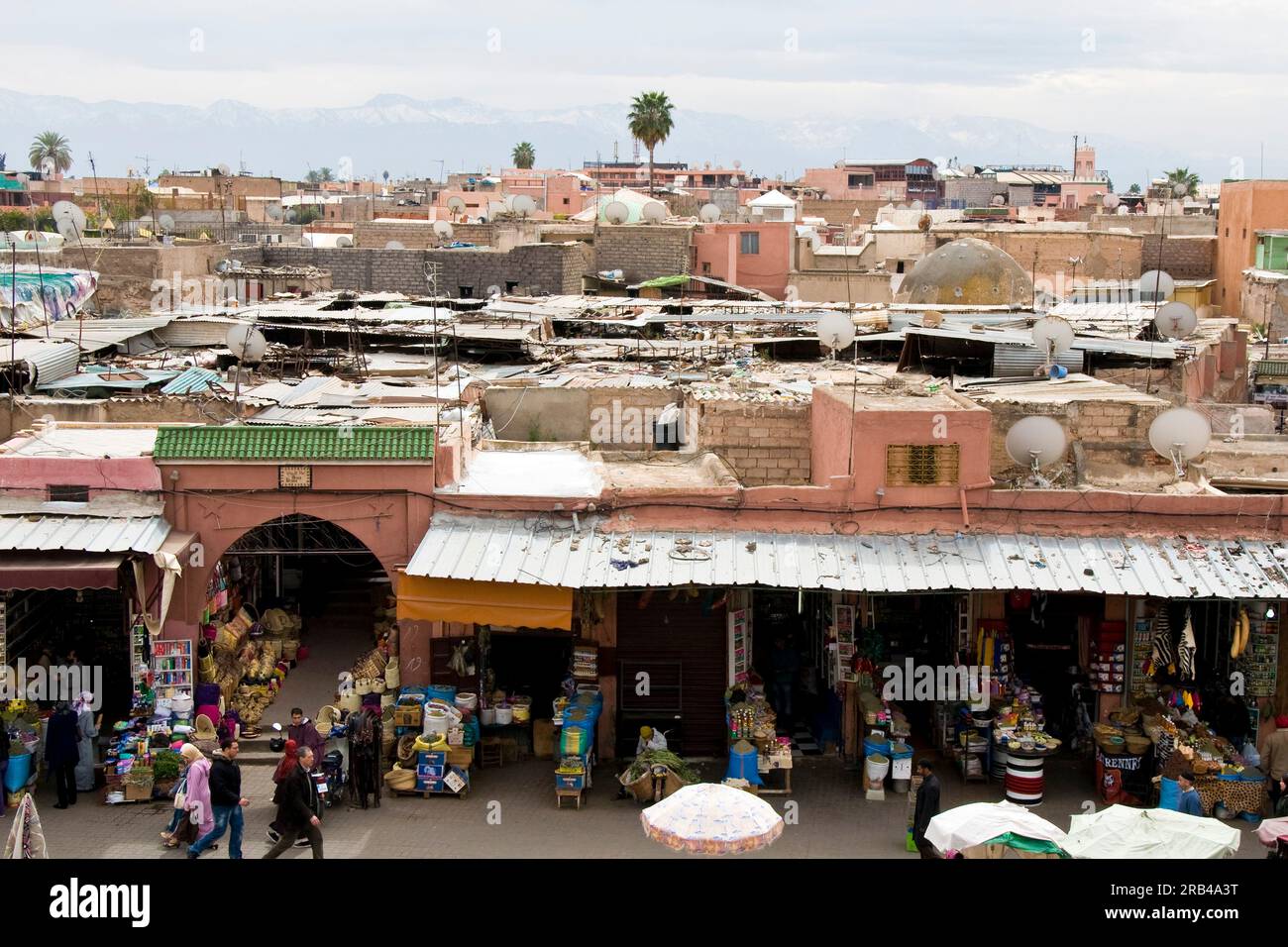 Il Marocco Marrakech, souk Foto Stock