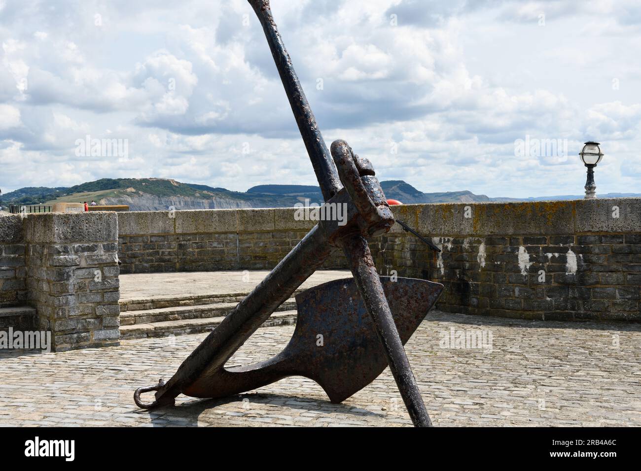Old Anchor a Lyme Regis Dorset Inghilterra regno unito Foto Stock