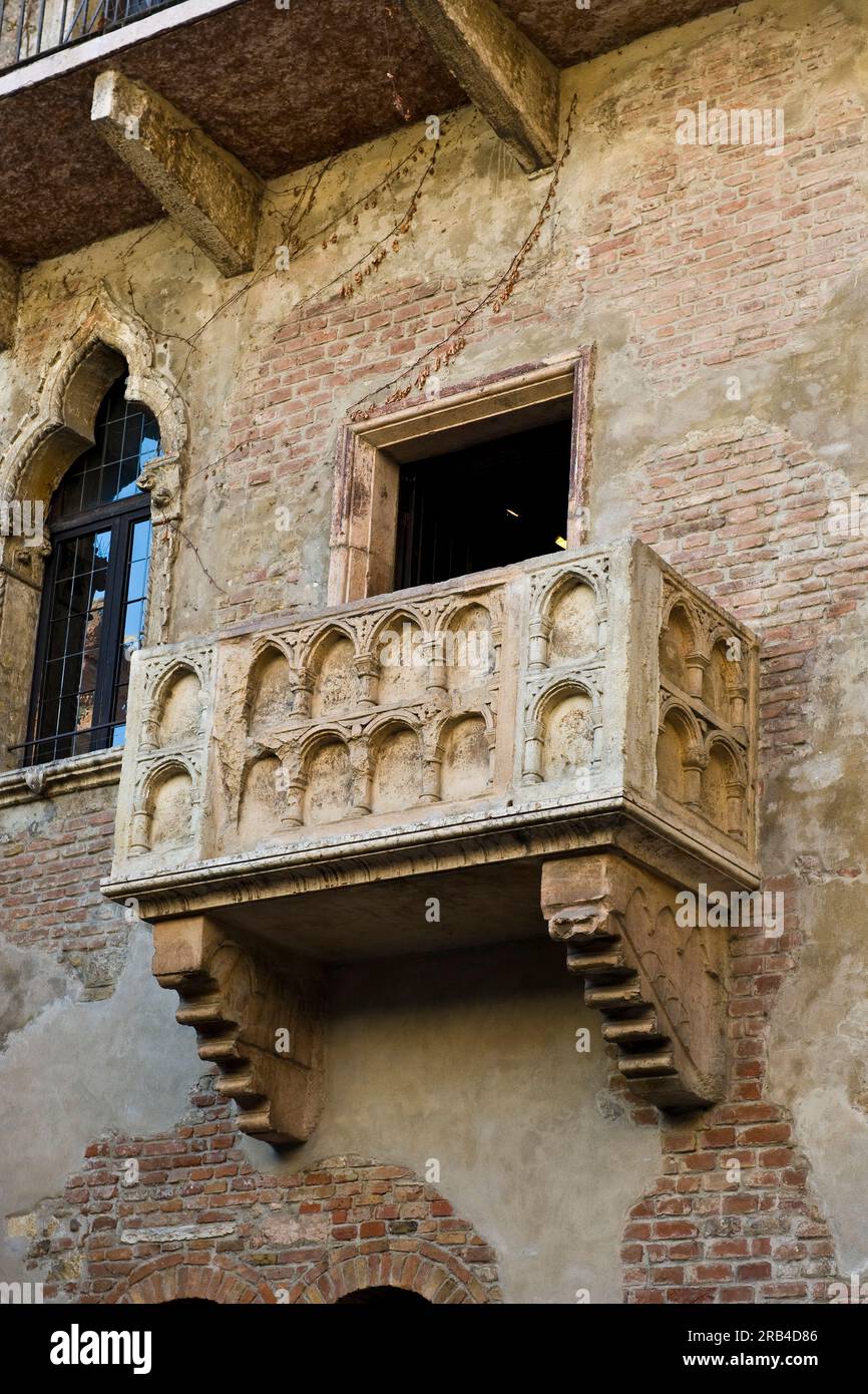 Italia, Veneto, Verona, casa di Giulietta Foto Stock