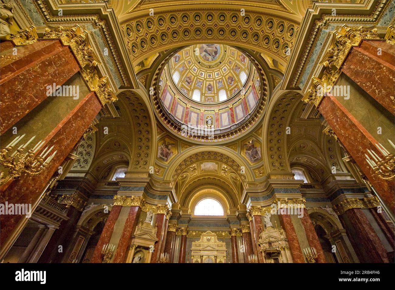 Ungheria, Budapest, dalla basilica di Santo Stefano, Foto Stock