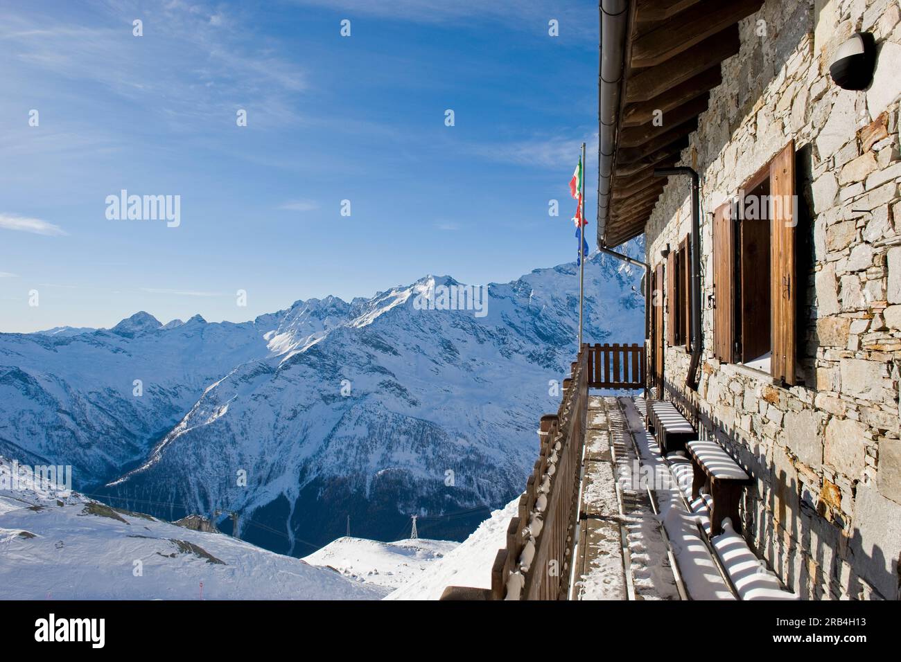 L'Italia, Piemonte, Macugnaga Monte Moro Foto Stock