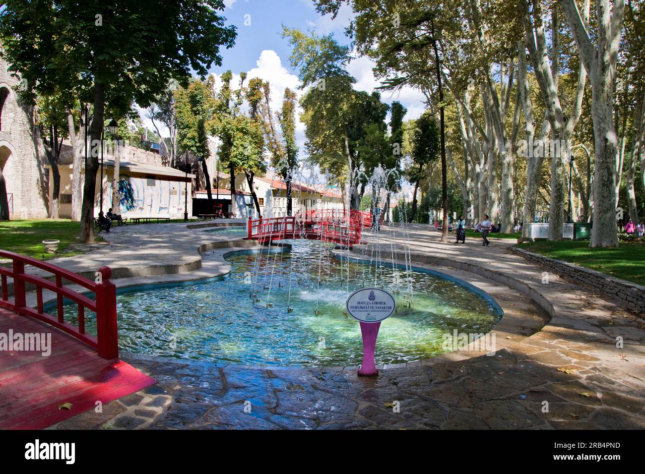 Gulhane Park. Istanbul. Turchia Foto Stock