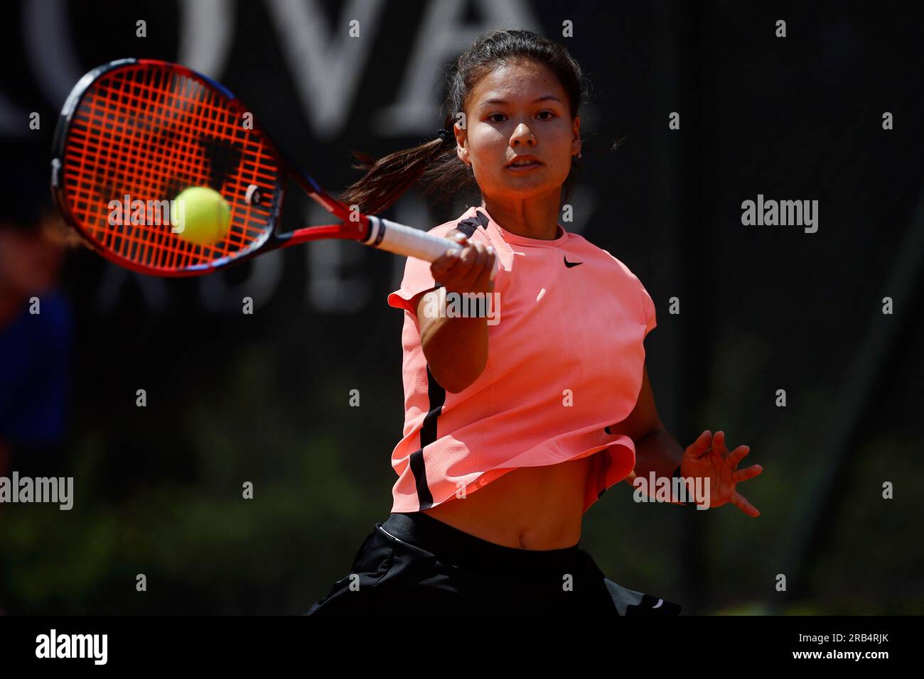 Amarissa Kiara Toth, tennista ungherese.Tennis, Womens, Singles, ITF World Tennis Tour, Agel Ricany Open 2023 in Repubblica Ceca, 11 giugno 2023 (. Foto Stock