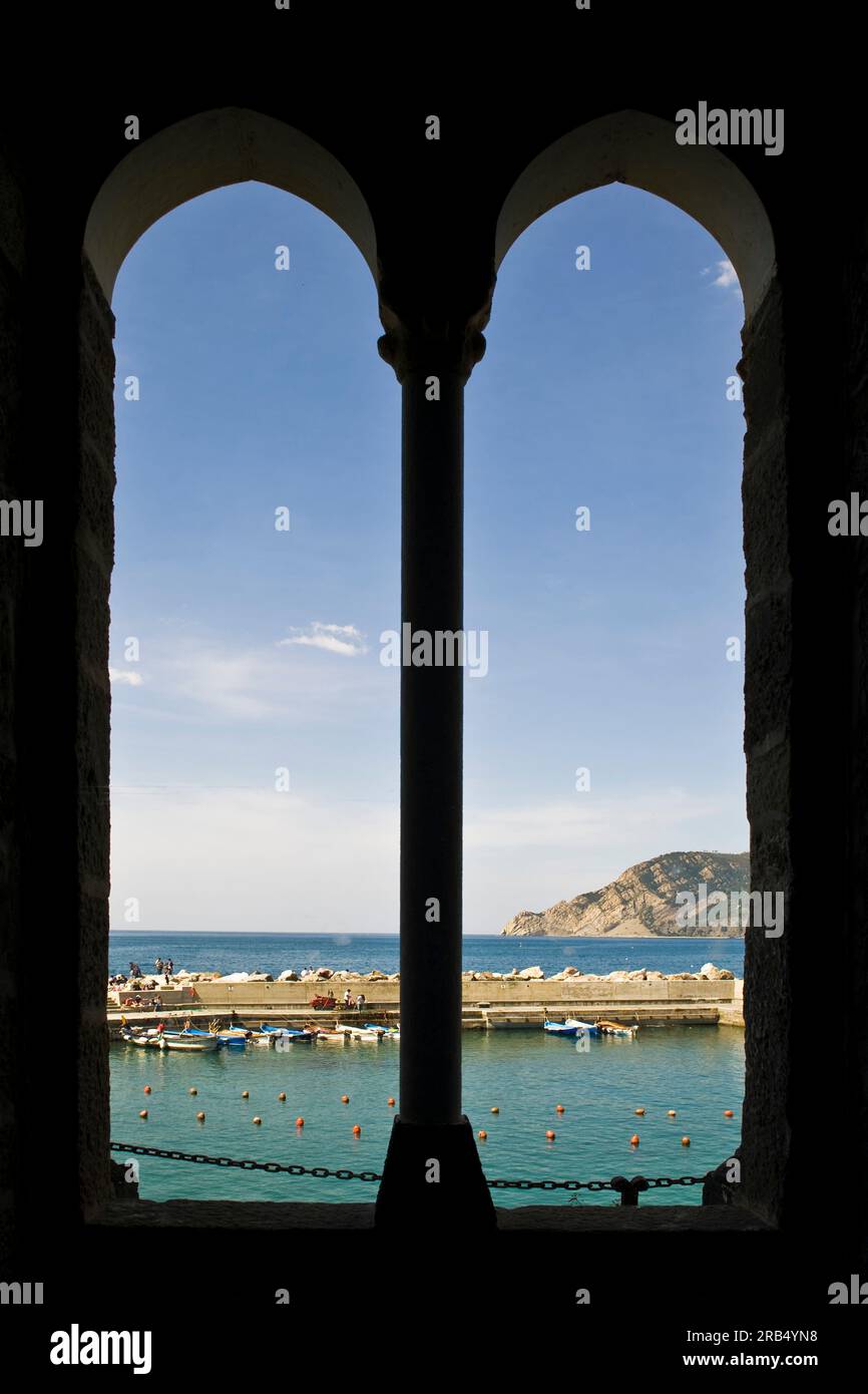 Vernazza. Liguria. Italia Foto Stock