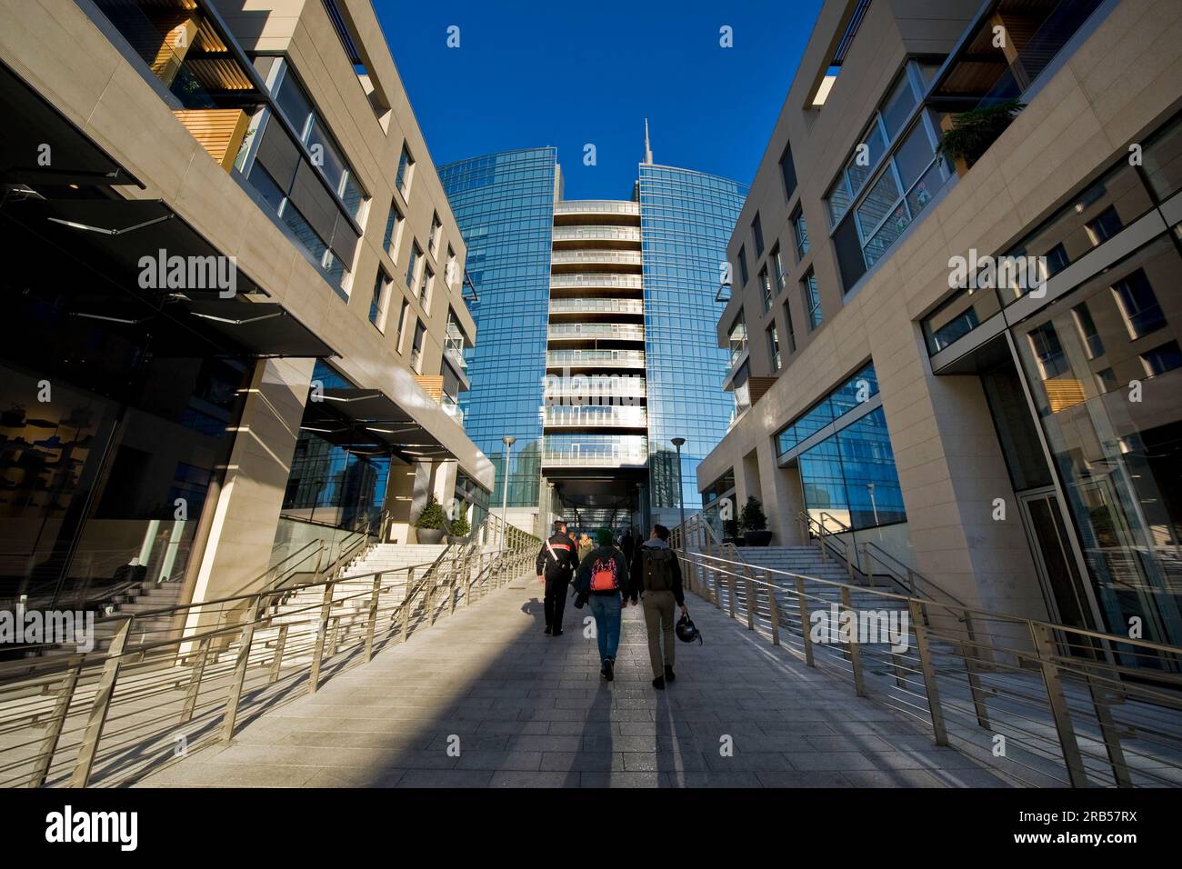 Residenze di corso como. progetto porta nuova. Business center di Milano Foto Stock