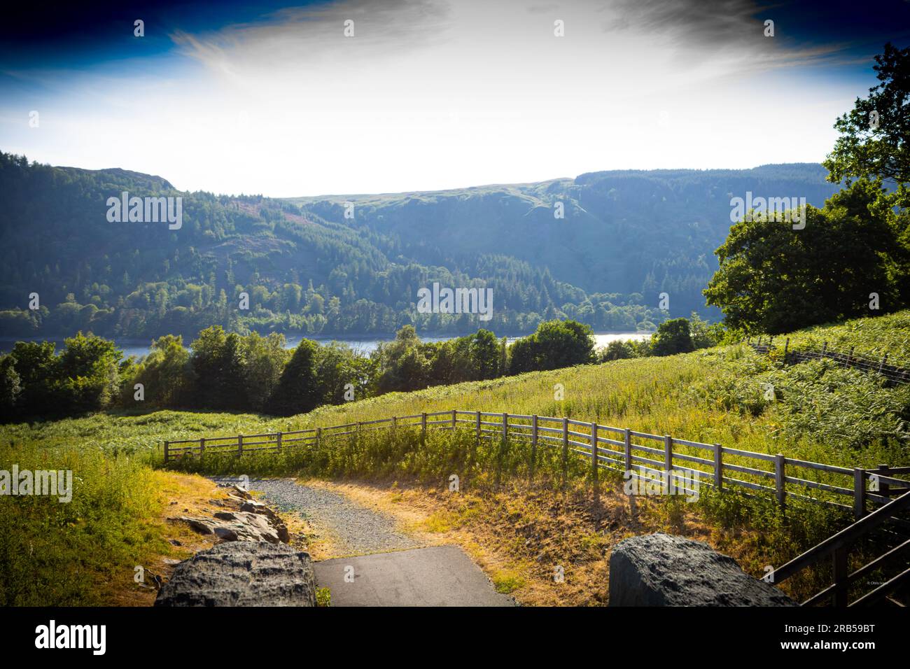 Lake District - Yorkshire Dales Landscapes with Sheep Foto Stock