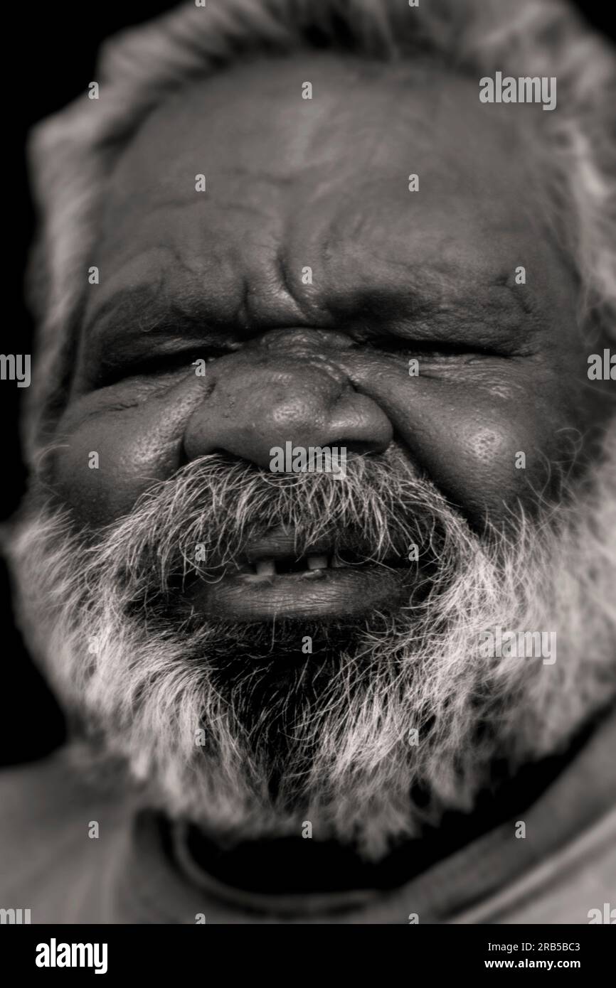 Aborigeno. Coober Pedy. Australia meridionale Foto Stock