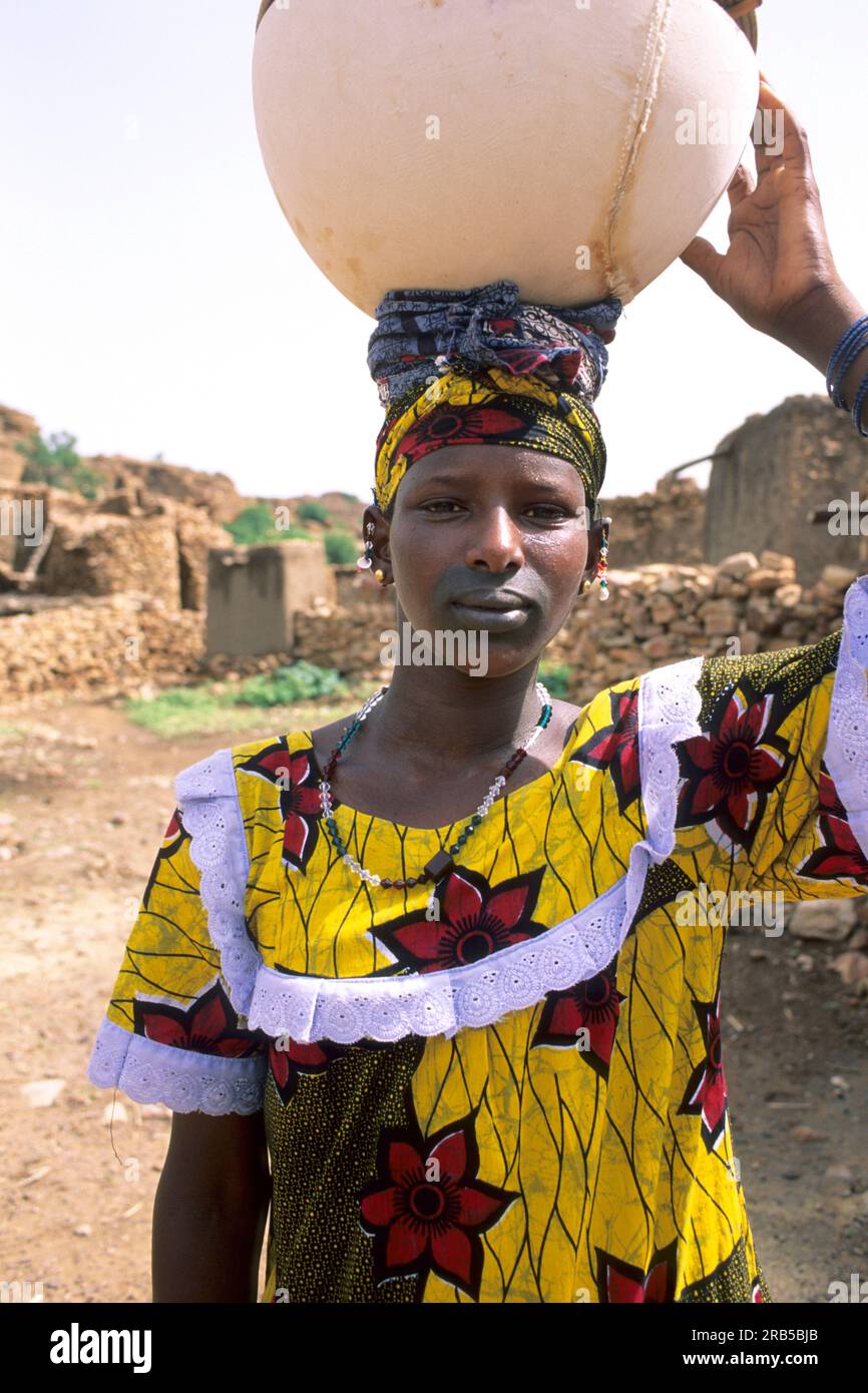 Dogon Woman. Nando. Mali. Africa Foto Stock