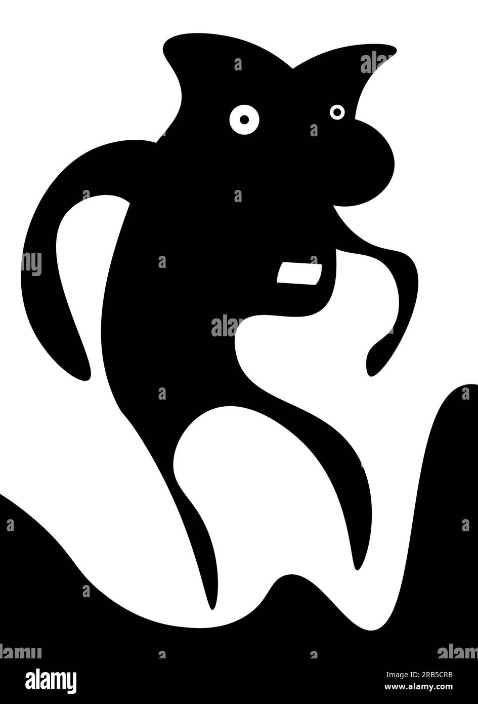 Onde enigmatiche: La tonalità silenziosa di uno Gnome Illustrazione Vettoriale