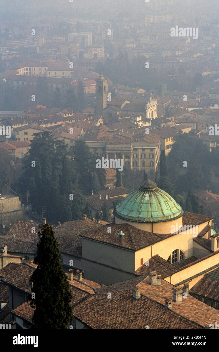 Europa. Italia. Lombardia. Bergamo bassa Foto Stock