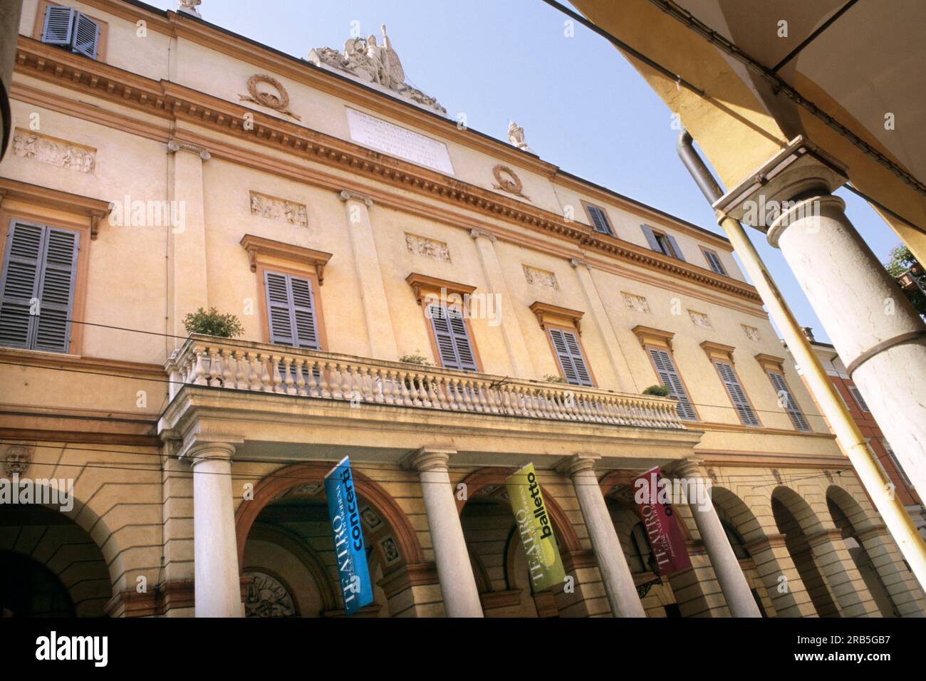 Teatro Comunale. Modena. Emilia Romagna. Italia Foto Stock