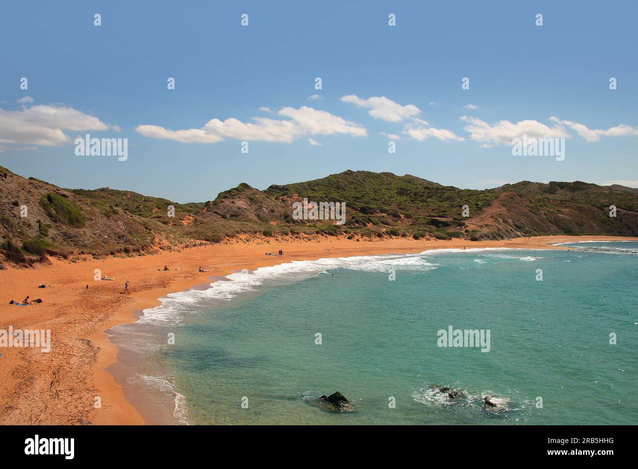 Spiaggia di Cavalleria, Minorca, Isole Baleari, Spagna Foto Stock