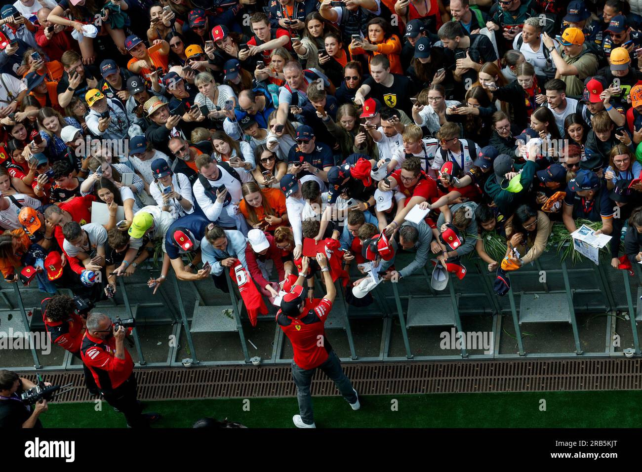 Spielberg, Austria. 2 luglio 2023. #16 Charles Leclerc (MCO, Scuderia Ferrari), Gran Premio di F1 d'Austria al Red Bull Ring il 2 luglio 2023 a Spielberg, Austria. (Foto di HIGH TWO) credito: dpa/Alamy Live News Foto Stock