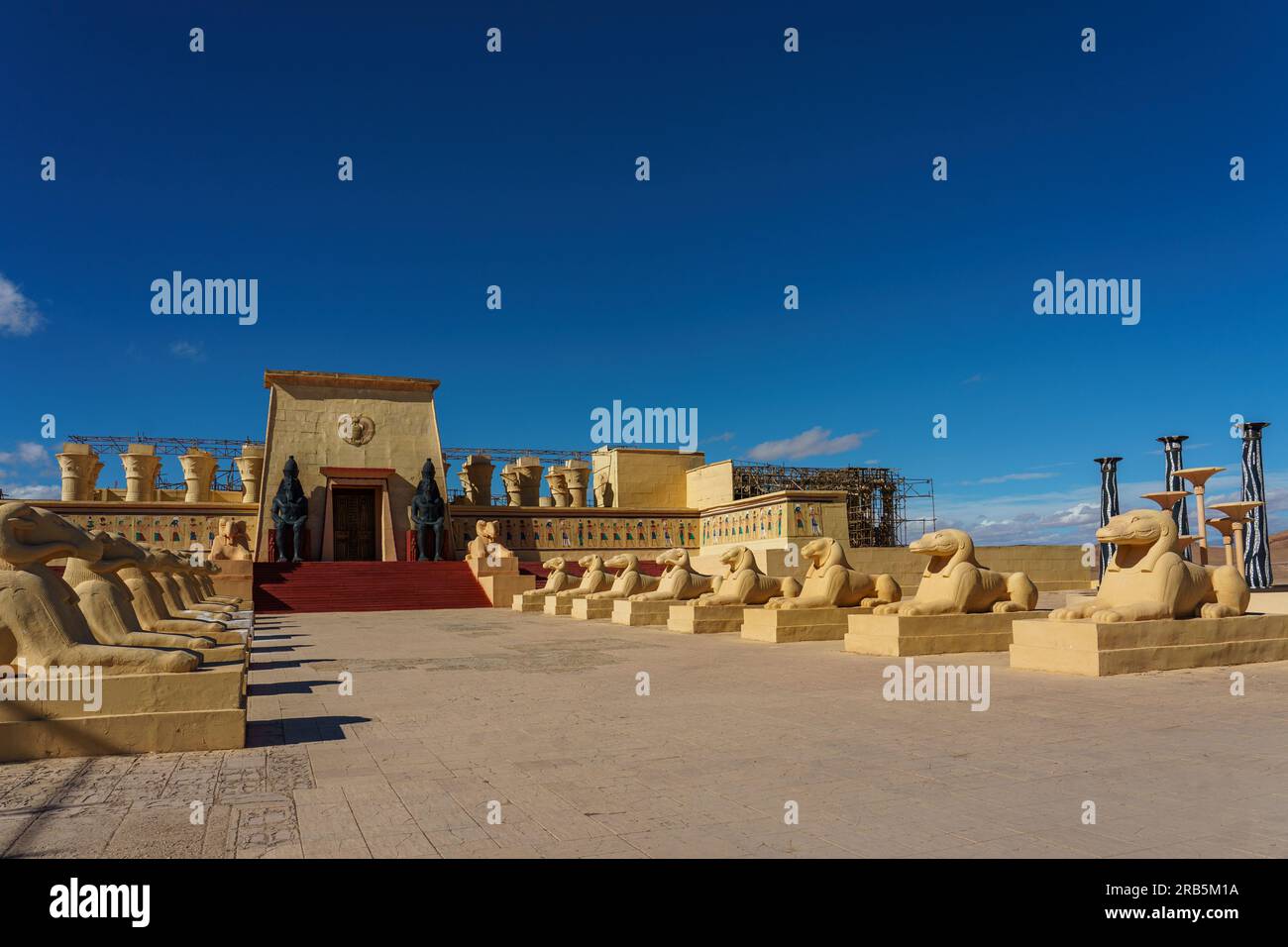 Marocco. Ouazazate. Atlas Film Studios è il più grande studio cinematografico del mondo Foto Stock