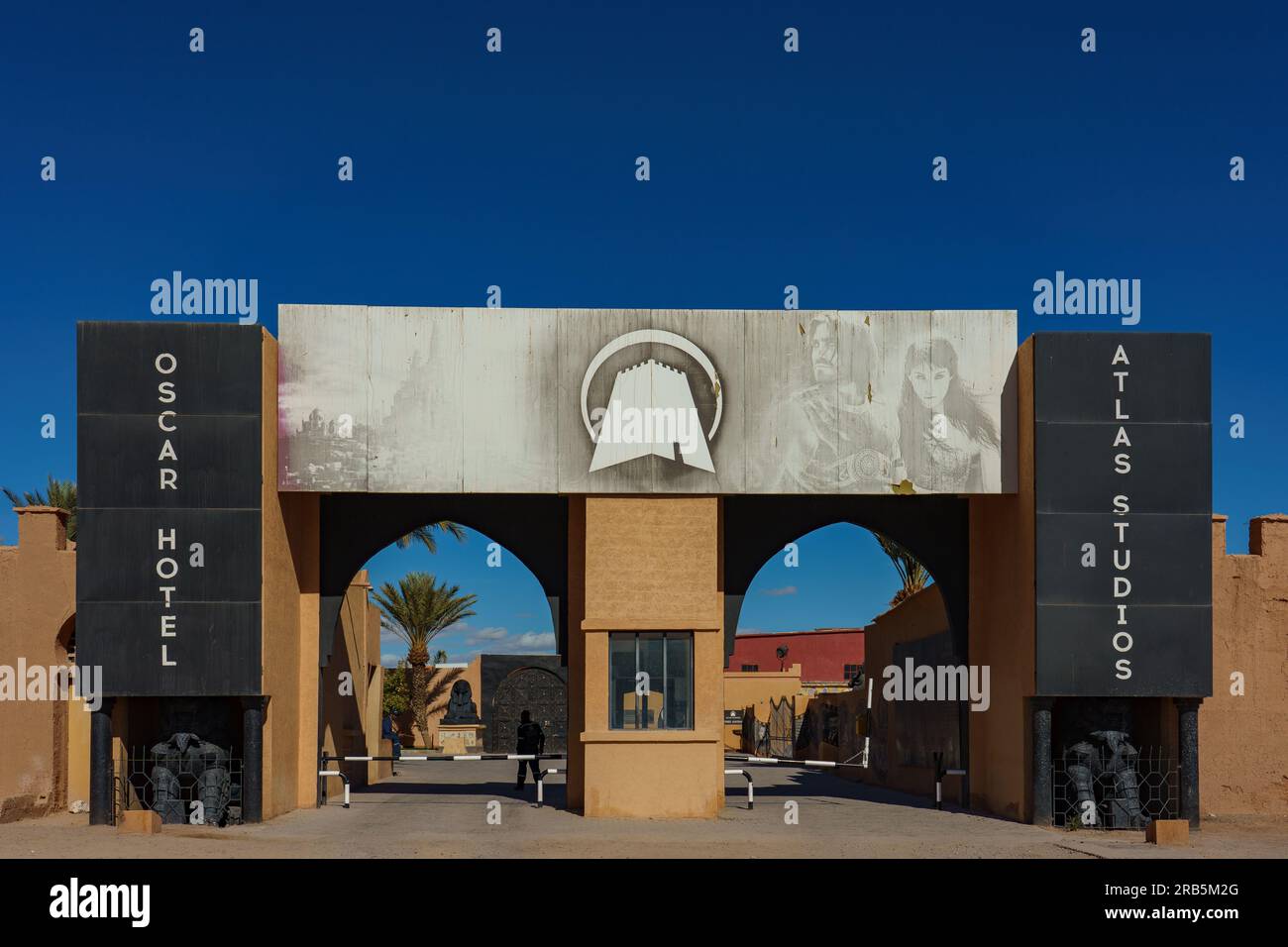 Marocco. Ouazazate. Atlas Film Studios è il più grande studio cinematografico del mondo Foto Stock