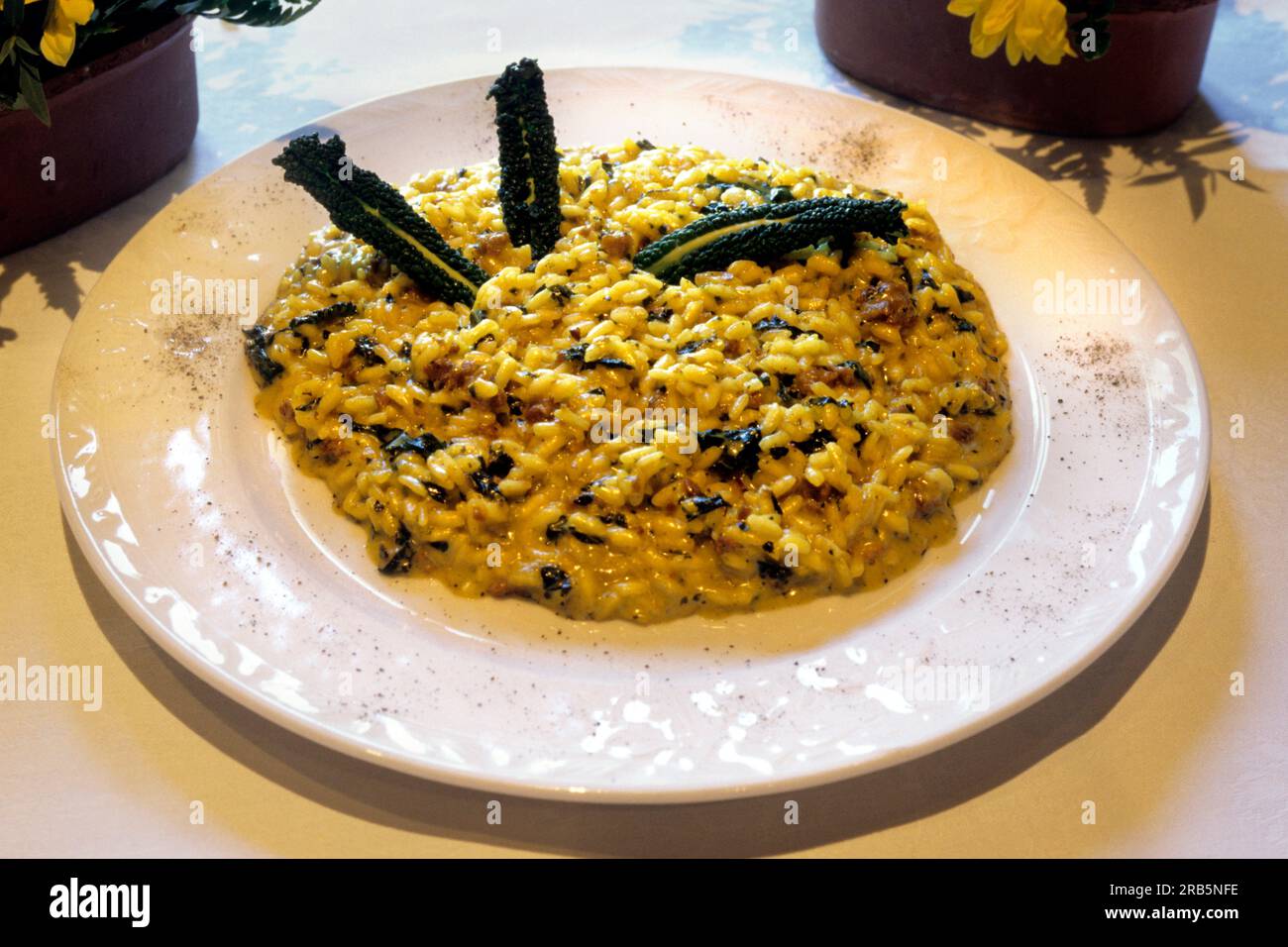 Riso alle Erbe. Lombard Food Foto Stock