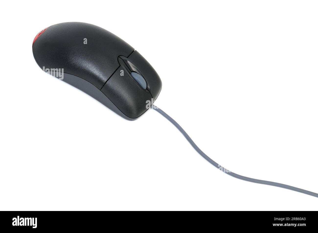 Il mouse del computer isolati su sfondo bianco Foto Stock